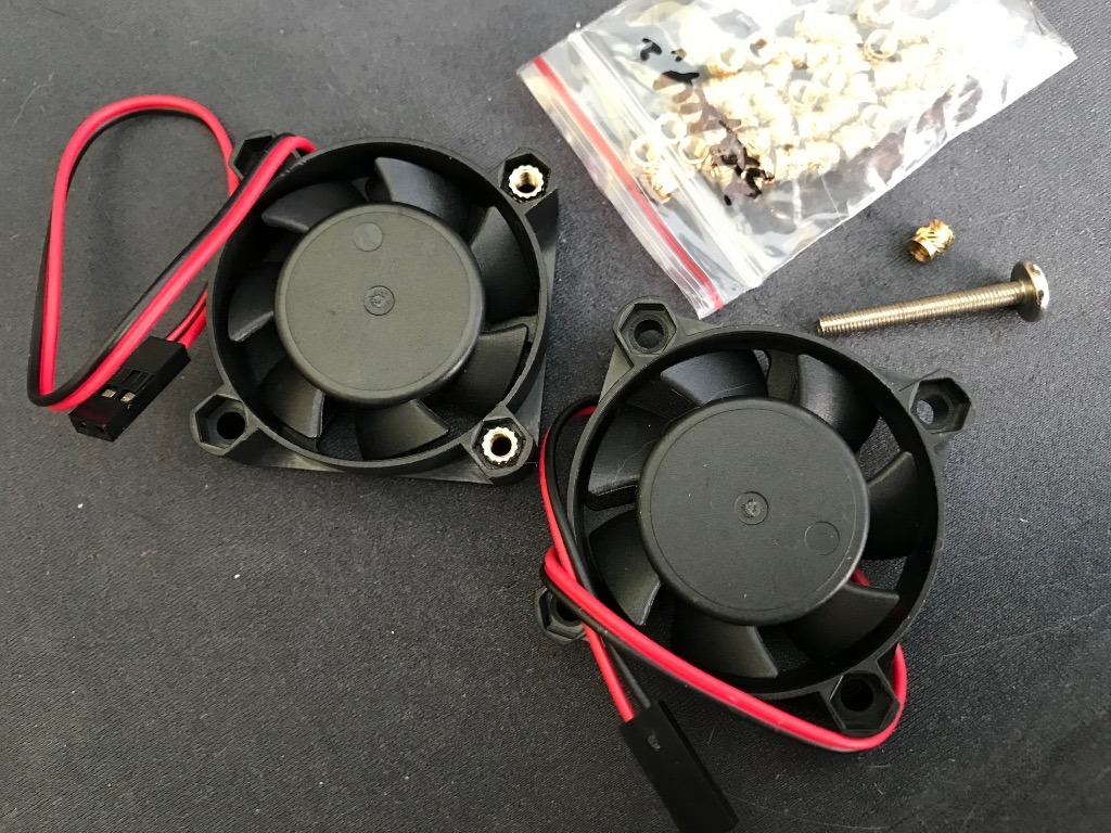 Brass inserts for replacement fans